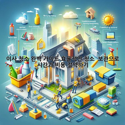 이사 청소 완벽 가이드: 효율적인 청소 & 보관으로 시간과 비용 절약하기!