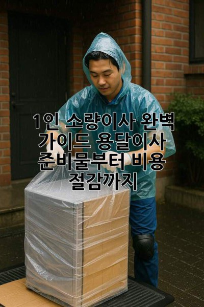 📦 1인 소량이사 완벽 가이드: 용달이사 준비물부터 비용 절감까지! 🚀