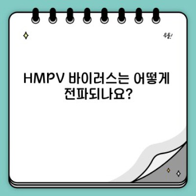 HMPV 바이러스 감염, 증상부터 예방까지 완벽 가이드: 2024년 최신 정보!