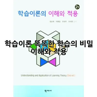 학습이론, 똑똑한 학습의 비밀: 이해와 적용 📚💡